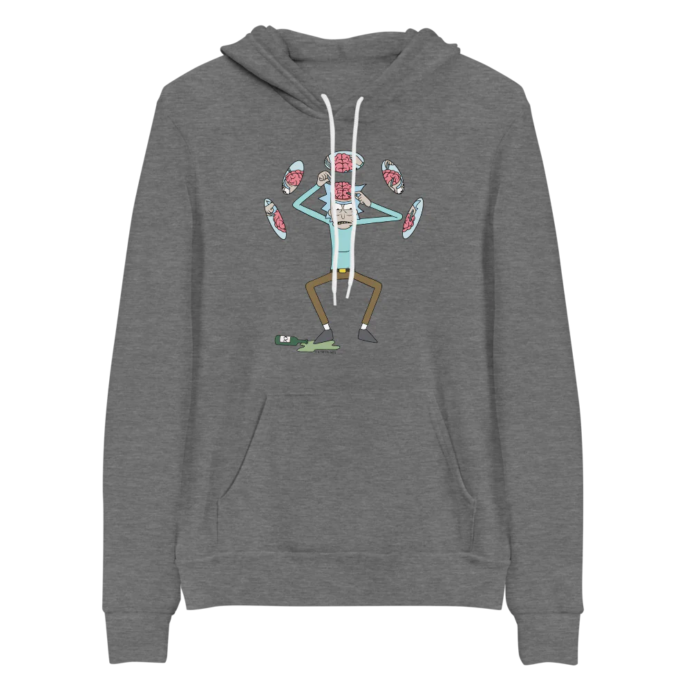 Rick and Morty Decoy Rick Adult Fleece Hooded Sweatshirt - Image 3