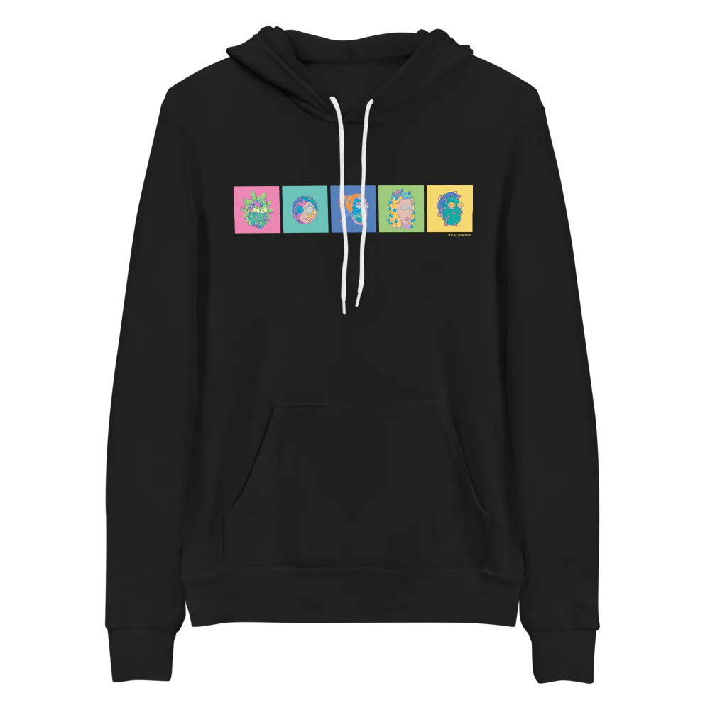 Rick and Morty Smith Family Adult Fleece Hooded Sweatshirt - Image 3