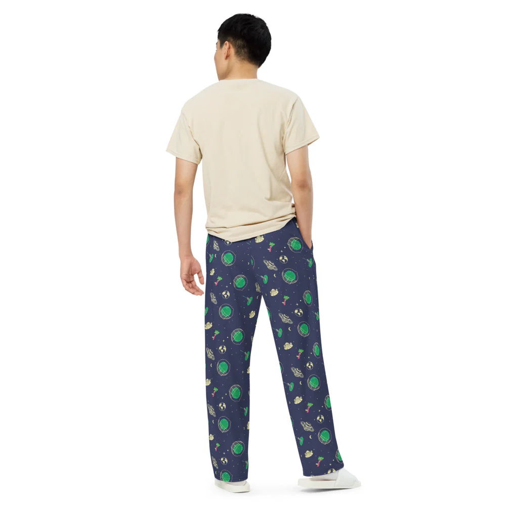 Rick and Morty Space Pattern Lounge Pants - Image 4
