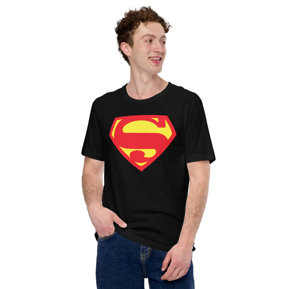 Superman: The Movie Red & Yellow Logo T-Shirt - Image 4