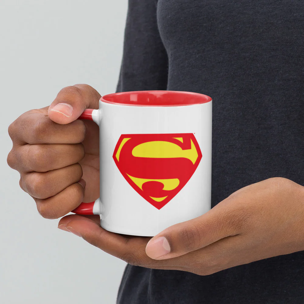 Superman: The Movie Red & Yellow Logo Two-tone Mug - Image 3