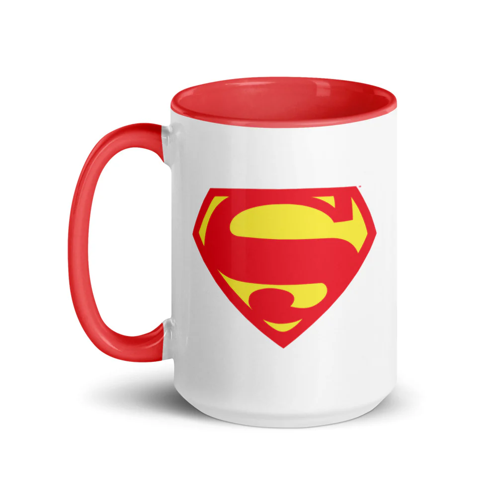 Superman: The Movie Red & Yellow Logo Two-tone Mug - Image 5