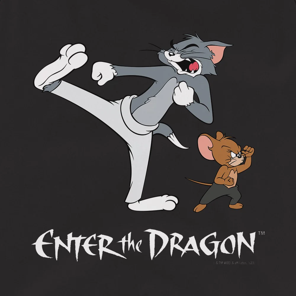 WB 100 Tom and Jerry x Enter the Dragon Men's Tank Top - Image 3