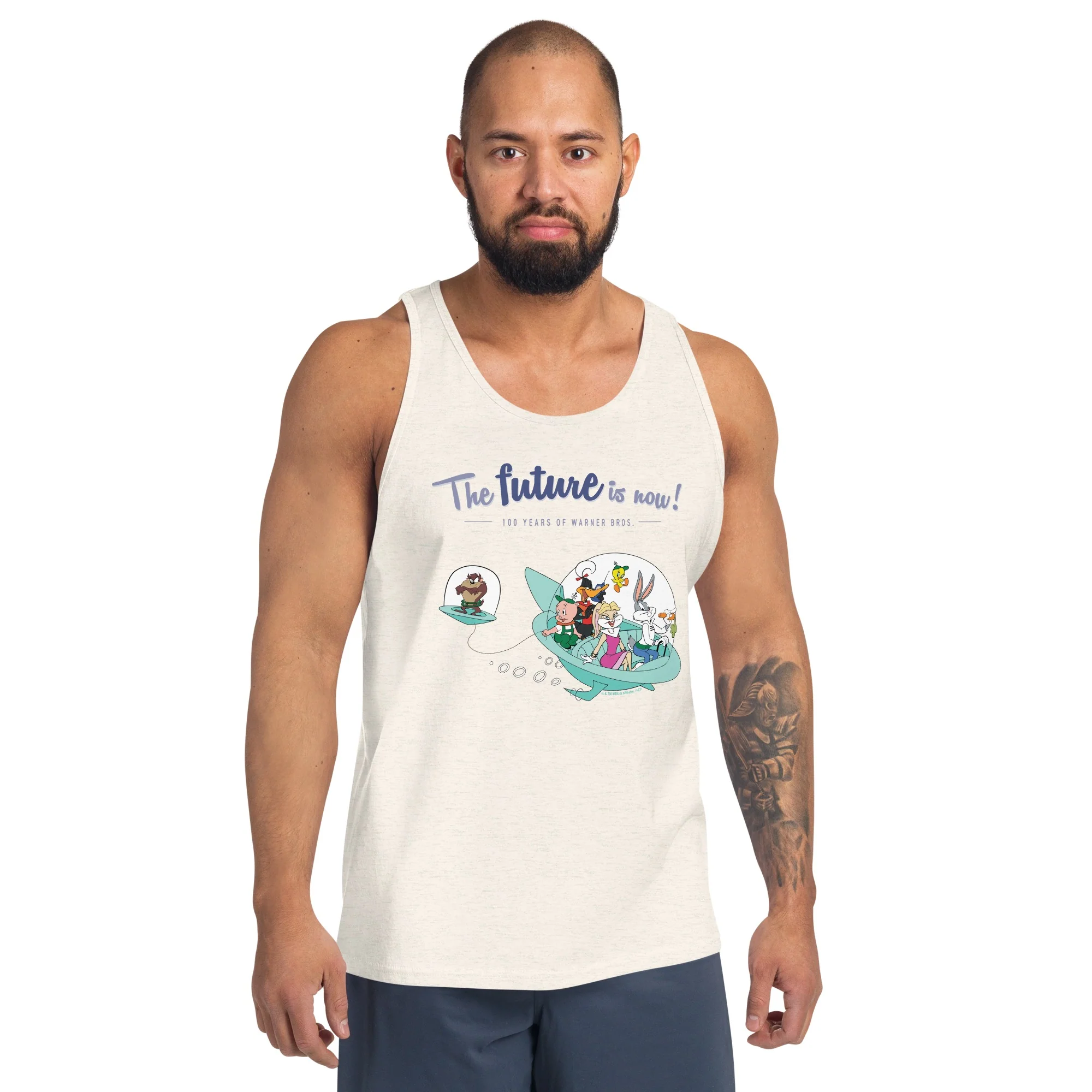 WB 100 Looney Tunes x The Jetsons Men's Tank Top - Image 3