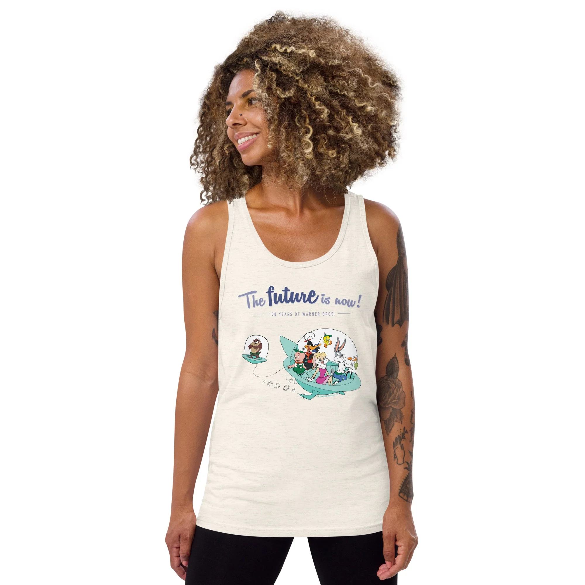 WB 100 Looney Tunes x The Jetsons Men's Tank Top - Image 4